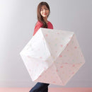晴雨兼用日傘 折畳傘 ポケラ Fluffyflower 50cm OW 【直送品】 返品・キャンセル・他商品と同時購入は不可