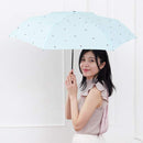 形状記憶 晴雨兼用日傘 折りたたみ傘 メモリラパンダ 軽量50cm 【直送品】 返品・キャンセル・他商品と同時購入は不可