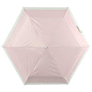 一級遮光 晴雨兼用日傘 折畳傘 ソラニバイカラー 軽量50cm PK 【直送品】 返品・キャンセル・他商品と同時購入は不可