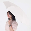 一級遮光 晴雨兼用日傘 折畳傘 ソラニミニマム 軽量50cm BG 【直送品】 返品・キャンセル・他商品と同時購入は不可