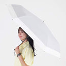 BIGサイズ 晴雨兼用 折畳傘 ソラニ遮光 バイカラー ミニ58cm GY 【直送品】 返品・キャンセル・他商品と同時購入は不可