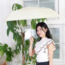 放射冷却 一級遮光 晴雨兼用 折りたたみ傘 ラディクール 55cm BG 【直送品】 返品・キャンセル・他商品と同時購入は不可