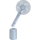 ommix風量5段階スウィング台座付きハンディファンメーカー直送 ▼返品・キャンセル不可【他商品との同時購入不可】