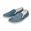 クイン商事 レディーススリッポン デニムブルー Lサイズ