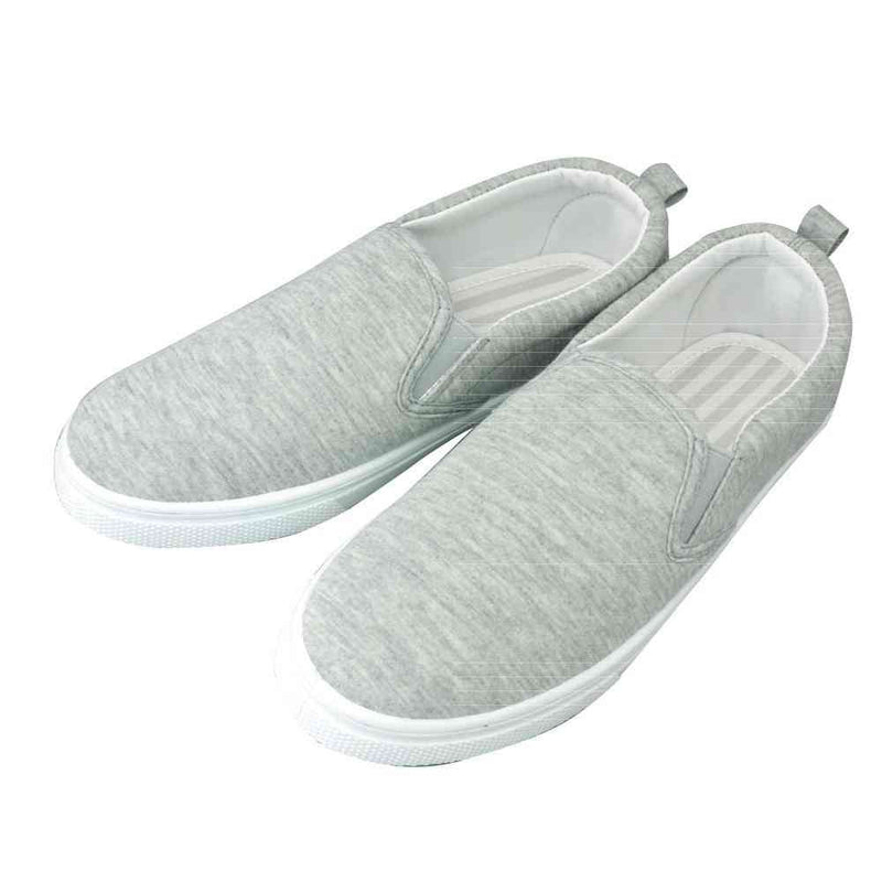 クイン商事 レディーススリッポン  スウェットグレー Mサイズ