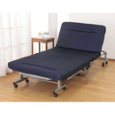 折りたたみソファベッド 組立不要 ネイビー[0255930] メーカー直送▼返品・キャンセル不可【他商品との同時購入不可】