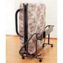 木製棚付収納式リクライニングベッド 手動 GB[0255710] メーカー直送 ▼返品・キャンセル不可【他商品との同時購入不可】