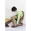 天然籐回転チェア ミドルタイプ[03079] メーカー直送 ▼返品・キャンセル不可【他商品との同時購入不可】