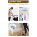 伸縮自在軽量ハンガーラック[03136] メーカー直送 ▼返品・キャンセル不可【他商品との同時購入不可】