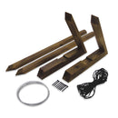 お買得目隠し竹垣 3枚組 縦型[0335920] メーカー直送 ▼返品・キャンセル不可【他商品との同時購入不可】