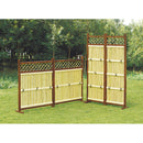 お買得目隠し竹垣 2枚組 横型[0335810] メーカー直送 ▼返品・キャンセル不可【他商品との同時購入不可】