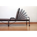 収納式リクライニングベッド 14段階 SD BR[03459] メーカー直送 ▼返品・キャンセル不可【他商品との同時購入不可】