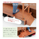 木製手すり付き玄関踏み台 70cm幅[03516] メーカー直送▼返品・キャンセル不可【他商品との同時購入不可】