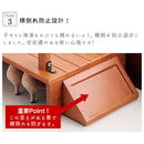 木製手すり付き玄関踏み台 100cm幅[03517] メーカー直送▼返品・キャンセル不可【他商品との同時購入不可】