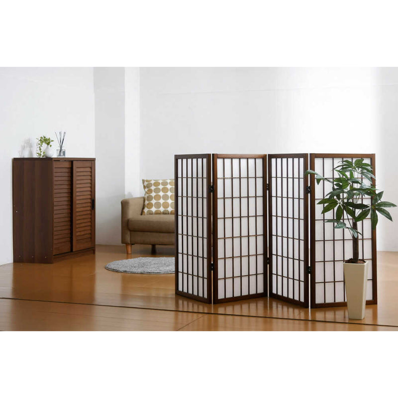 NEW障子スクリーン4連[0288010] メーカー直送▼返品・キャンセル不可【他商品との同時購入不可】