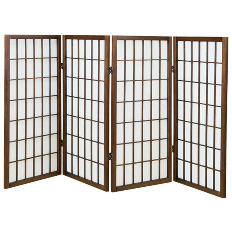 NEW障子スクリーン4連[0288010] メーカー直送▼返品・キャンセル不可【他商品との同時購入不可】
