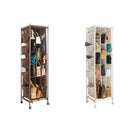 バッグ収納ラック3列 ホワイト[0394020] メーカー直送 ▼返品・キャンセル不可【他商品との同時購入不可】