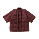 あったか羽毛半天 婦人用 ワイン[0393020] メーカー直送 ▼返品・キャンセル不可【他商品との同時購入不可】
