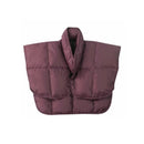 あったか羽毛肩当て2枚組 ネイビー+エンジ[0393250] メーカー直送 ▼返品・キャンセル不可【他商品との同時購入不可】