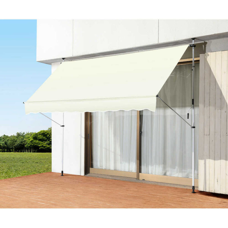 日よけスクリーン＆ブラインド300cm幅 IV[0400020] メーカー直送▼返品・キャンセル不可【他商品との同時購入不可】