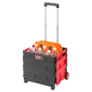 折りたたみフタ付きキャリー[04008] メーカー直送 ▼返品・キャンセル不可【他商品との同時購入不可】