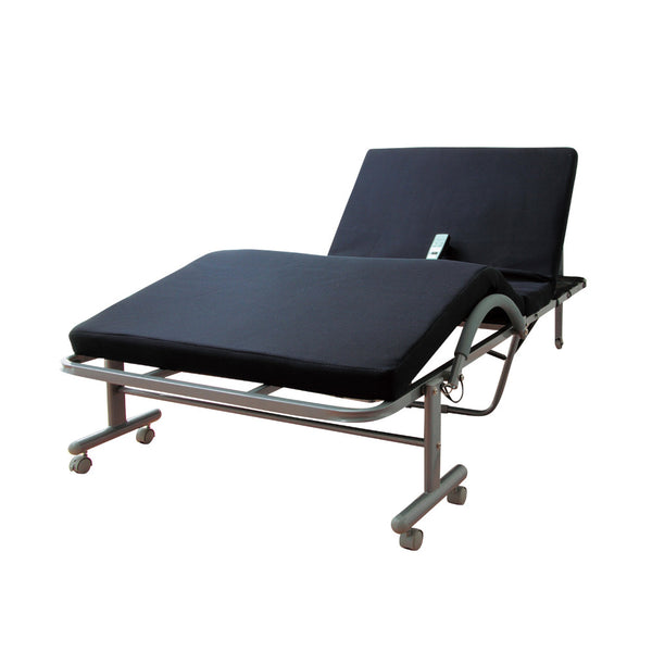 メッシュ仕様収納式電動リクライニングベッド S[04029] メーカー直送 ▼返品・キャンセル不可【他商品との同時購入不可】