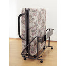 木製棚付収納式リクライニングベッド 電動 ゴブラン[04032] メーカー直送 ▼返品・キャンセル不可【他商品との同時購入不可】