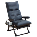 リクライニングアームチェアDXII ブラック[0411210] メーカー直送▼返品・キャンセル不可【他商品との同時購入不可】