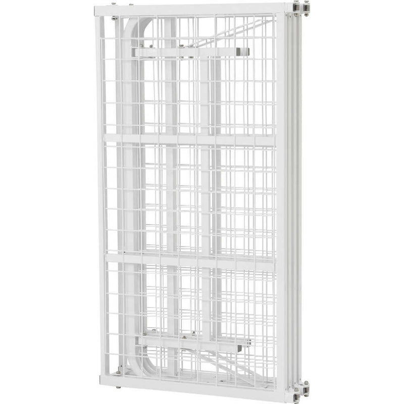 収納式折りたたみパイプベッド シングル BK[0412010] メーカー直送▼返品・キャンセル不可【他商品との同時購入不可】