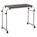 伸縮式フリーテーブル ダークブラウン[0412220] メーカー直送 ▼返品・キャンセル不可【他商品との同時購入不可】