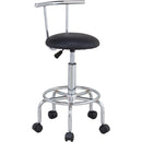 らくらく昇降式回転チェア ブラック[0414220] メーカー直送▼返品・キャンセル不可【他商品との同時購入不可】