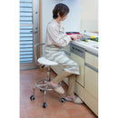 らくらく昇降式回転チェア ブラック[0414220] メーカー直送▼返品・キャンセル不可【他商品との同時購入不可】