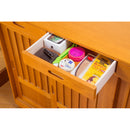 天然木和風引き戸シューズボックス 2枚扉[04143] メーカー直送 ▼返品・キャンセル不可【他商品との同時購入不可】