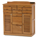 天然木鍵付き引き出しいっぱいFAX台 76cm幅[04145] メーカー直送 ▼返品・キャンセル不可【他商品との同時購入不可】