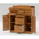 天然木鍵付き引き出しいっぱいFAX台 76cm幅[04145] メーカー直送 ▼返品・キャンセル不可【他商品との同時購入不可】