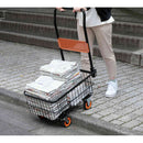 折りたたみ式バスケット台車 深型 専用カバー付き[04194] メーカー直送 ▼返品・キャンセル不可【他商品との同時購入不可】