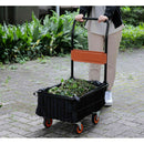 折りたたみ式バスケット台車 深型 専用カバー付き[04194] メーカー直送 ▼返品・キャンセル不可【他商品との同時購入不可】