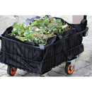 折りたたみ式バスケット台車 深型 専用カバー付き[04194] メーカー直送 ▼返品・キャンセル不可【他商品との同時購入不可】