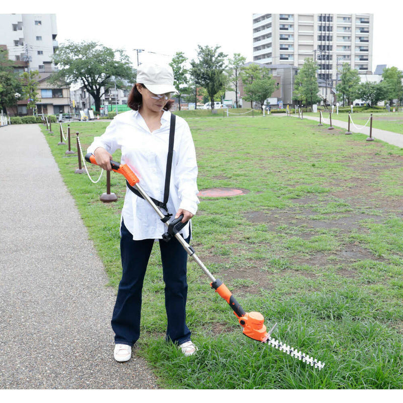 生垣・草刈りバリカンDX 11点セット+バッテリー[04204] メーカー直送 ▼返品・キャンセル不可【他商品との同時購入不可】