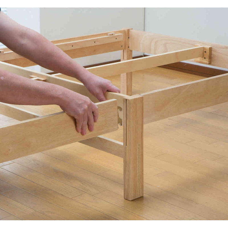 組立簡単天然木すのこベッド[04264] メーカー直送▼返品・キャンセル不可【他商品との同時購入不可】