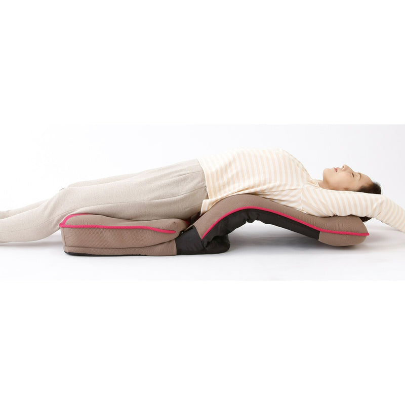 整体師さんが推奨 健康ストレッチ座椅子 レッド[0377540] メーカー直送 ▼返品・キャンセル不可【他商品との同時購入不可】