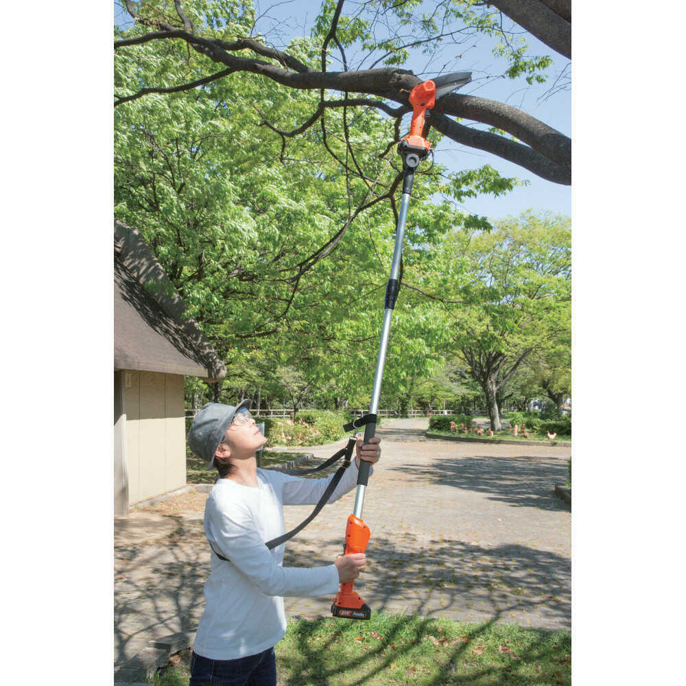 NEW充電式2WAY高枝チェーンソー 8点セット[04286] 【直送品】 返品