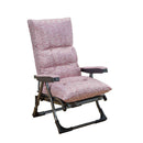 リクライニングアームチェアDXII 花柄ピンク[0411280] メーカー直送 ▼返品・キャンセル不可【他商品との同時購入不可】