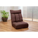 ボリュームコイルスプリング座椅子 ブラウン[0437710] メーカー直送 ▼返品・キャンセル不可【他商品との同時購入不可】