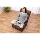 ボリュームコイルスプリング座椅子 ブラウン[0437710] メーカー直送 ▼返品・キャンセル不可【他商品との同時購入不可】