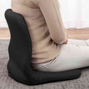 背筋サポートリクライニングチェア ブラック[0437620] メーカー直送 ▼返品・キャンセル不可【他商品との同時購入不可】