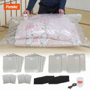 掃除機のいらない布団圧縮袋 吸引機付き27点セット[04386] メーカー直送 ▼返品・キャンセル不可【他商品との同時購入不可】