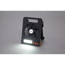 ファミラ充電式ソーラーパワフルファン ブラック[0445010] メーカー直送 ▼返品・キャンセル不可【他商品との同時購入不可】