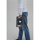 ファミラ充電式ソーラーパワフルファン ブラック[0445010] メーカー直送 ▼返品・キャンセル不可【他商品との同時購入不可】