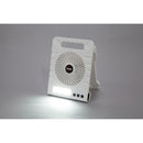 ファミラ充電式ソーラーパワフルファン ホワイト[0445020] メーカー直送 ▼返品・キャンセル不可【他商品との同時購入不可】